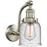 1_Bell 10 3/4" High Brushed Satin Nickel Wall Sconce