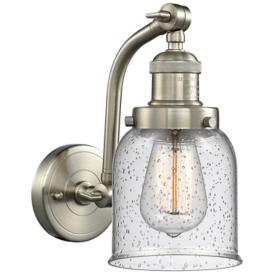 Bell 10 3/4" High Brushed Satin Nickel Wall Sconce Bell 10 3/4" High Brushed Satin Nickel Wall Sconce