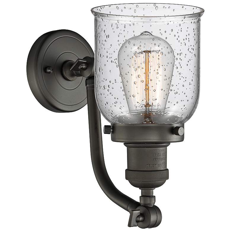 Image 3 Bell 10 3/4" High Oil-Rubbed Bronze Wall Sconce more views
