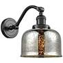 1_Bell 10 3/4"H Oil-Rubbed Bronze w/ Mercury Glass Wall Sconce
