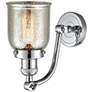 2_Bell 11 1/2"H Polished Chrome Wall Sconce w/ Mercury Shade more views