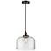 Bell 11 1/2"W Oil-Rubbed Bronze Mini Pendant w/ Clear Shade