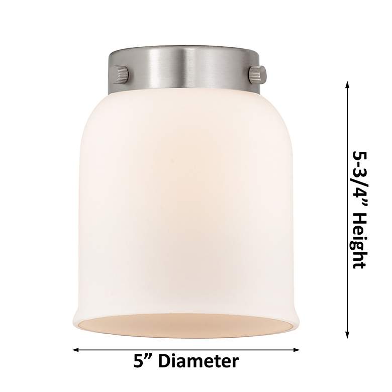 Image 4 Bell 11 3/4" High Matte Black Wall Sconce w/ Swirl Glass more views
