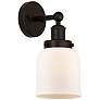1_Bell 11" High Oil-Rubbed Bronze and Matte White Wall Sconce