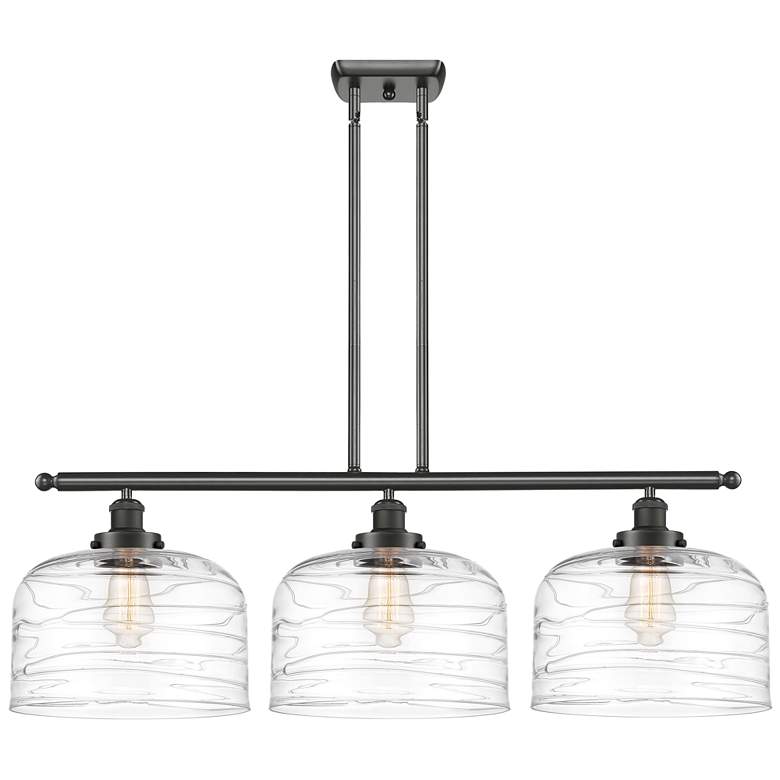 Image 1 Bell 12" 3 Light 36" Island Light - Oil Rubbed Bronze - Clear De