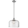 4_Bell 12" Oil Rubbed Bronze Mini Pendant w/ Clear Shade more views