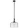 Bell 12" Oil Rubbed Bronze Stem Hung Mini Pendant w/ Seedy Shade