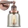 2_Bell 15" 2-Light Antique Copper Bath Light w/ Silver Plated Mercury Sh more views
