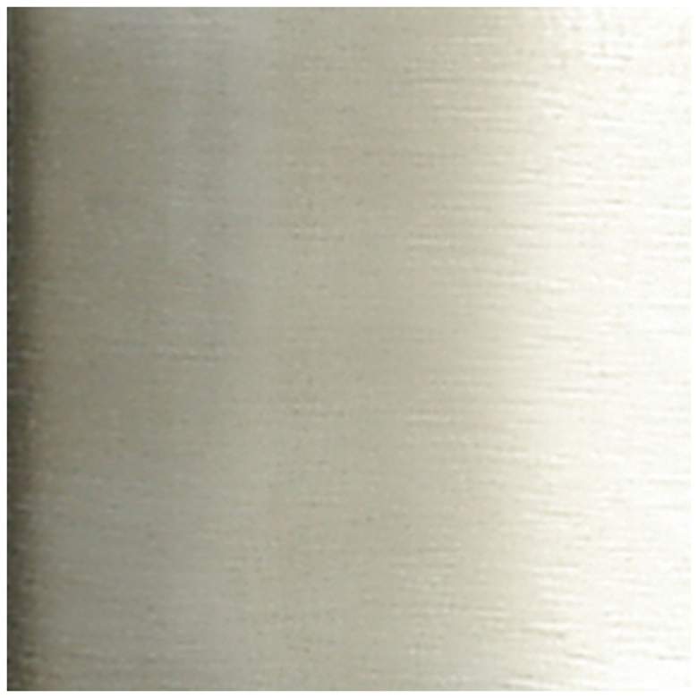 Image 2 Bell 11 1/2"W Polished Nickel Ceiling Light w/ White Glass more views