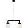 Bell - 2 Light 21" LED Island Light - Oil Rubbed Bronze - Deco Swirl