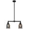 Bell 21" Wide 2 Light Oil Rubbed Bronze Island Light w/ Plated Smoke S