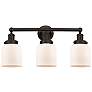1_Bell 23" Wide Oil-Rubbed Bronze 3-Light Vanity Bath Light