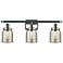 Bell 26" Wide Chrome 3-Light Bath Light with Mercury Glass