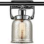 2_Bell 26" Wide Chrome 3-Light Bath Light with Mercury Glass more views