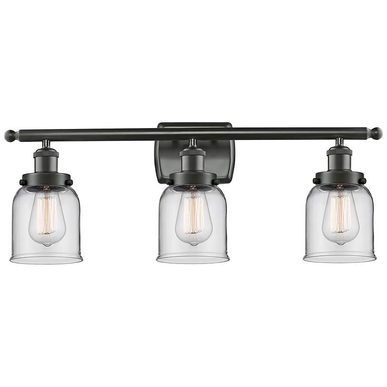 Image 1 Bell 26" Wide Oil-Rubbed Bronze 3-Light Vanity Bath Light