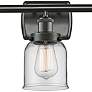 2_Bell 26" Wide Oil-Rubbed Bronze 3-Light Vanity Bath Light more views
