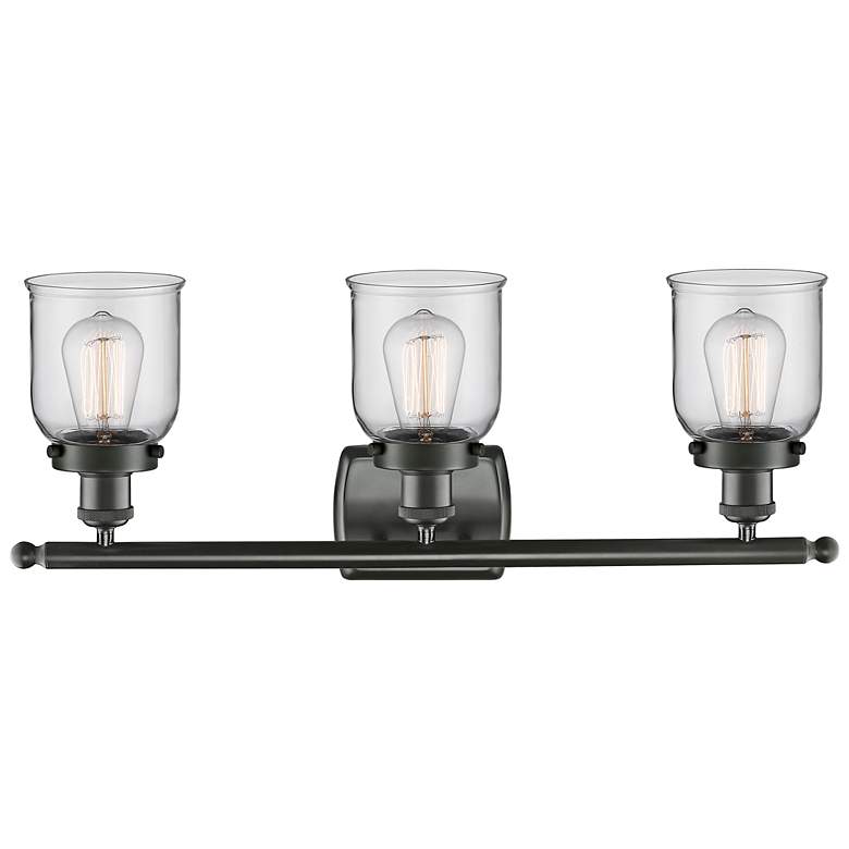 Image 3 Bell 26" Wide Oil-Rubbed Bronze 3-Light Vanity Bath Light more views