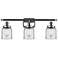 Bell 26"W Polished Chrome 3-Light Bath Light w/ Clear Glass