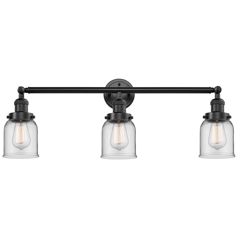 Image 1 Bell 3 Light 30" LED Bath Light - Oil Rubbed Bronze - Clear Shade