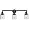 Bell 3 Light 30" LED Bath Light - Oil Rubbed Bronze - Clear Shade