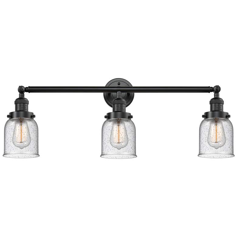 Image 1 Bell 3 Light 30" LED Bath Light - Oil Rubbed Bronze - Seedy Shade