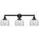 Bell 3 Light 32" LED Bath Light - Oil Rubbed Bronze - Clear Shade