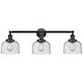 Bell 3 Light 32" LED Bath Light - Oil Rubbed Bronze - Seedy Shade