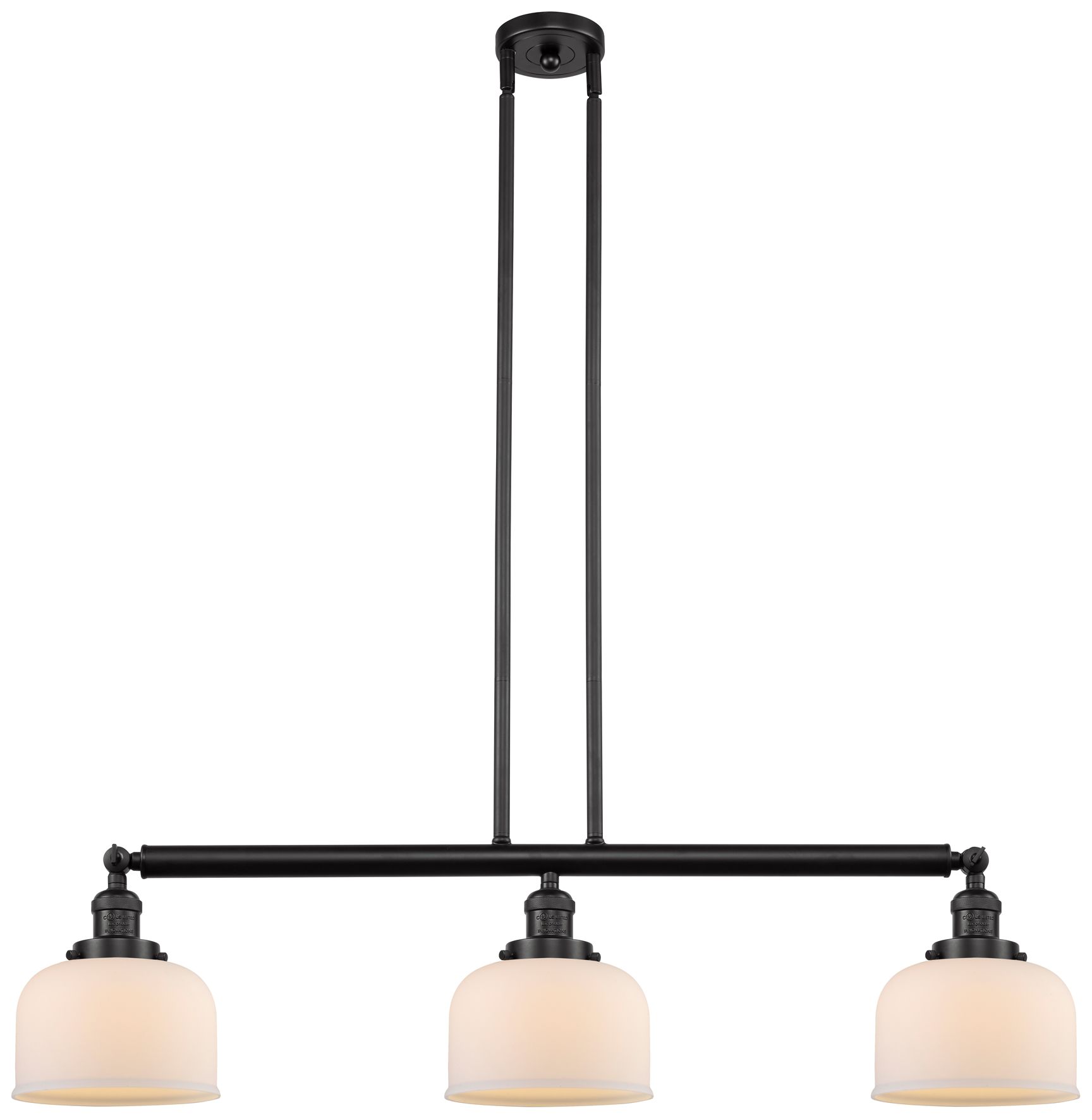 Bell - 3 Light - Oil Rubbed Bronze  Adjustable Island Light