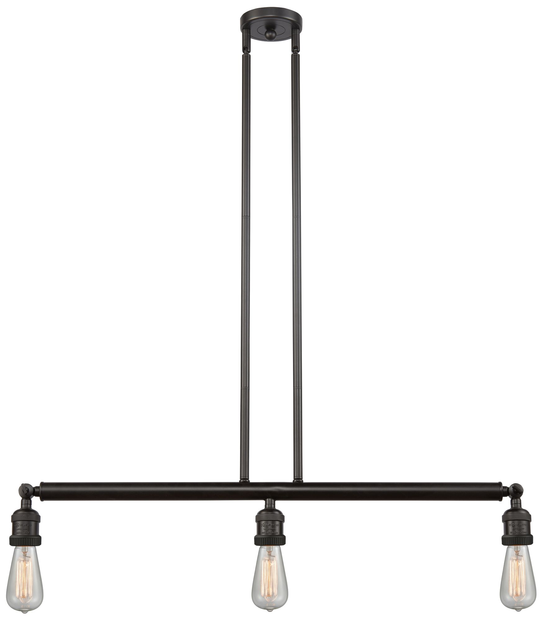 Image 4 Bell - 3 Light - Oil Rubbed Bronze  Adjustable Island Light more views