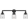 Bell 30" 3-Light Oil Rubbed Bronze Bath Light w/ Clear Shade