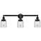 Bell 30" 3-Light Oil Rubbed Bronze Bath Light w/ Clear Shade