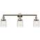Bell 30" Wide Polished Nickel 3-Light Bath Light