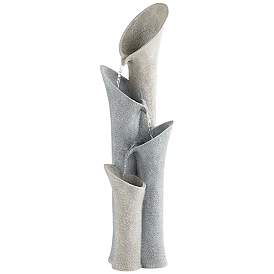 Image2 of Bell 34" High Gray Stone 4-Tier Modern Fountain