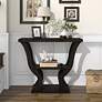 Bell 39 1/4" Wide Espresso Wood 2-Shelf Sofa Console Table