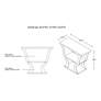 Bell 39 1/4" Wide Espresso Wood 2-Shelf Sofa Console Table