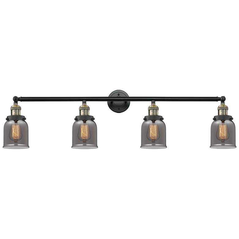 Image 1 Bell 4 Light 42 inch LED Bath Light - Black Antique Brass - Plated Smoke S