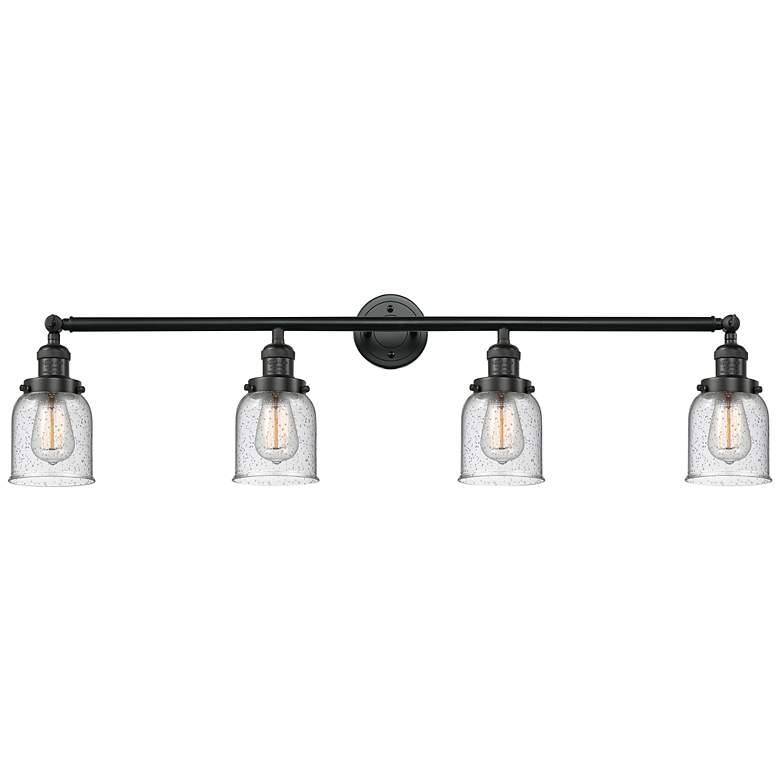 Image 1 Bell 4 Light 42" LED Bath Light - Matte Black - Seedy Shade