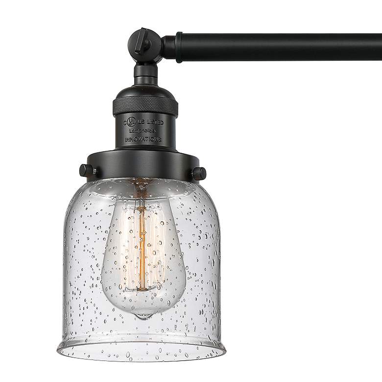 Image 2 Bell 4 Light 42" LED Bath Light - Matte Black - Seedy Shade more views