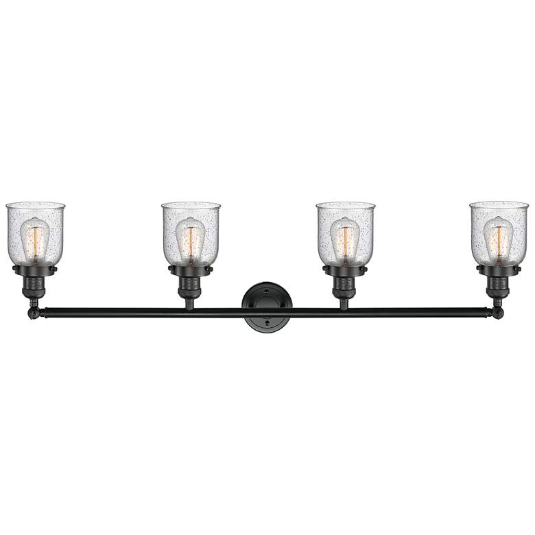 Image 3 Bell 4 Light 42" LED Bath Light - Matte Black - Seedy Shade more views