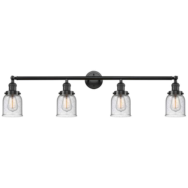 Image 1 Bell 4 Light 42" LED Bath Light - Oil Rubbed Bronze - Seedy Shade