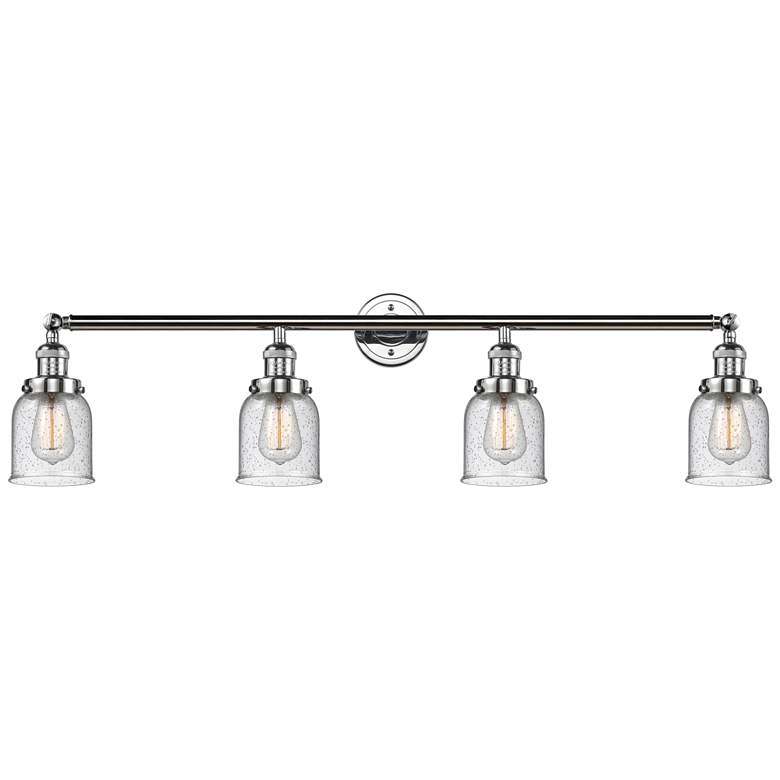 Image 1 Bell 4 Light 42" LED Bath Light - Polished Chrome - Seedy Shade