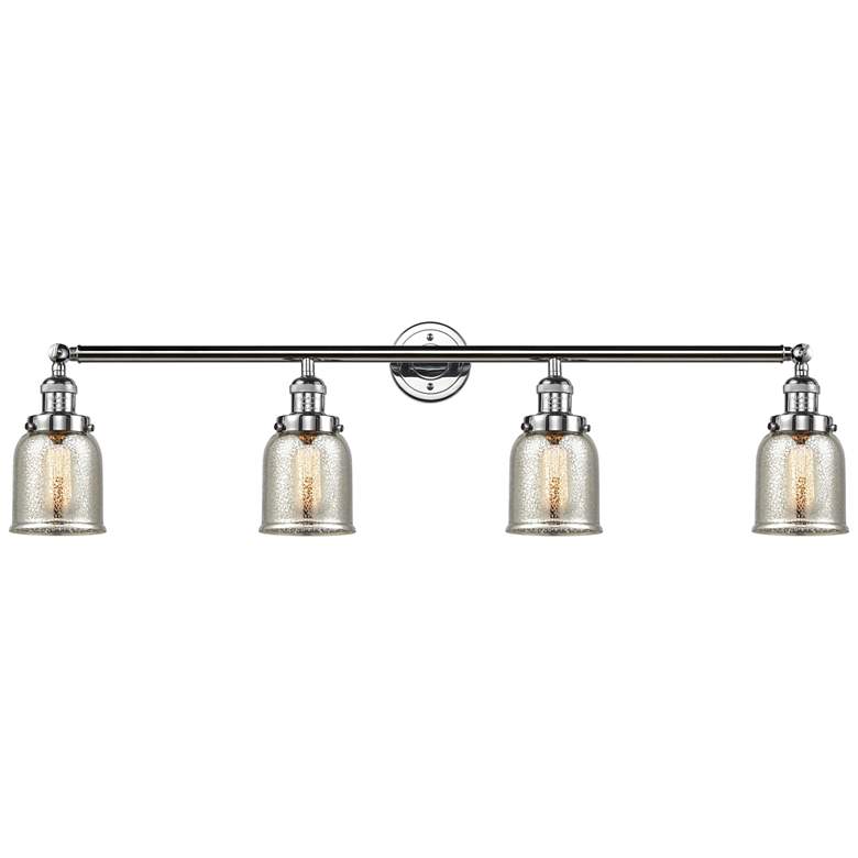Image 1 Bell 4 Light 43" Bath Light - Polished Chrome - Silver Plated Mercury