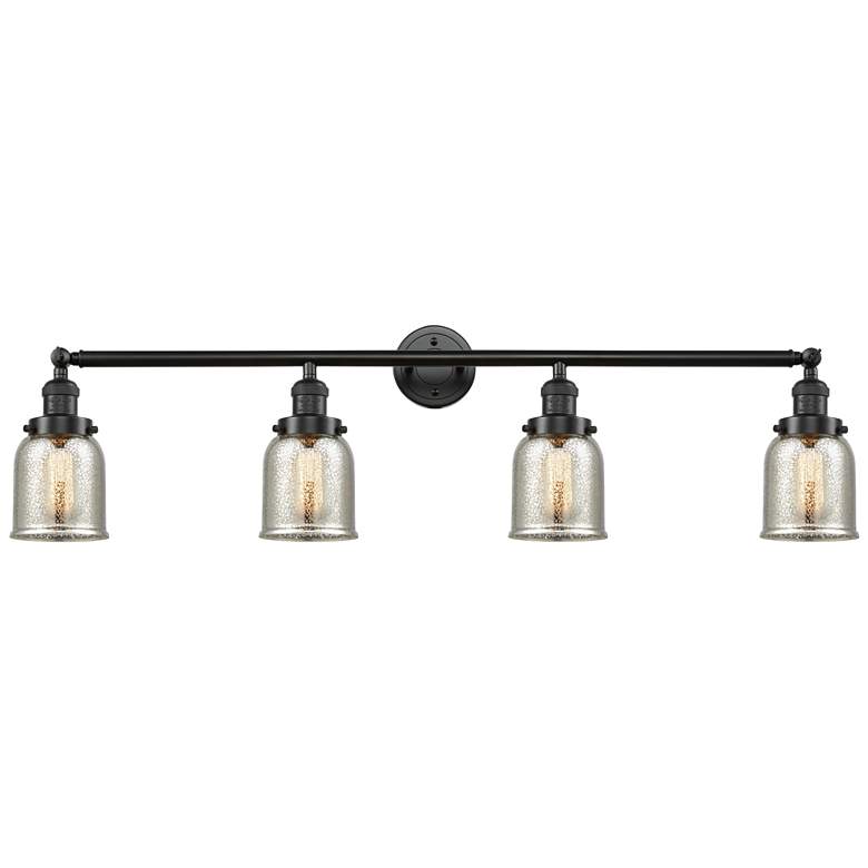 Image 1 Bell 4 Light 43" LED Bath Light - Oil Rubbed Bronze - Silver Mercury S