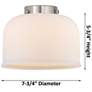 4_Bell 4 Light 44" Bath Light - Brushed Brass - Clear Shade more views