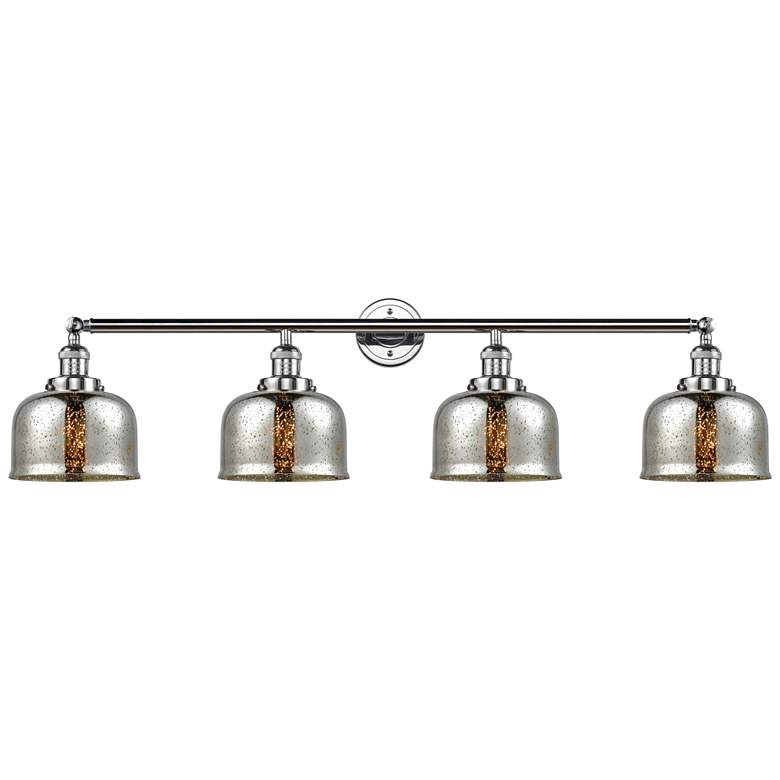 Image 1 Bell 4 Light 45 inch Bath Light - Polished Chrome - Silver Plated Mercury 