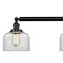 2_Bell 40 1/2"W Bronze 3-Light Island Pendant w/ Clear Glass more views