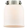 3_Bell 42"W Brushed Brass 4-Light Bath Light w/ White Glass more views