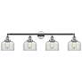 1_Bell 44" Wide Polished Chrome 4-Light Bath Light