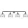 Bell 44" Wide Polished Chrome 4-Light Bath Light