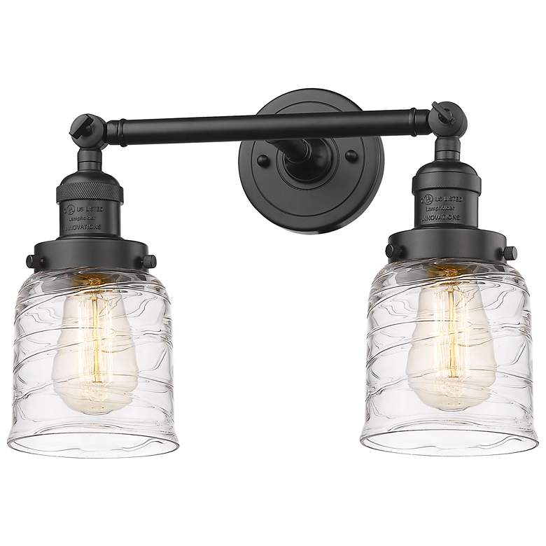 Image 1 Bell 5" 2 Light 16" Tiltable Bath Light - Oil Rubbed Bronze - Dec
